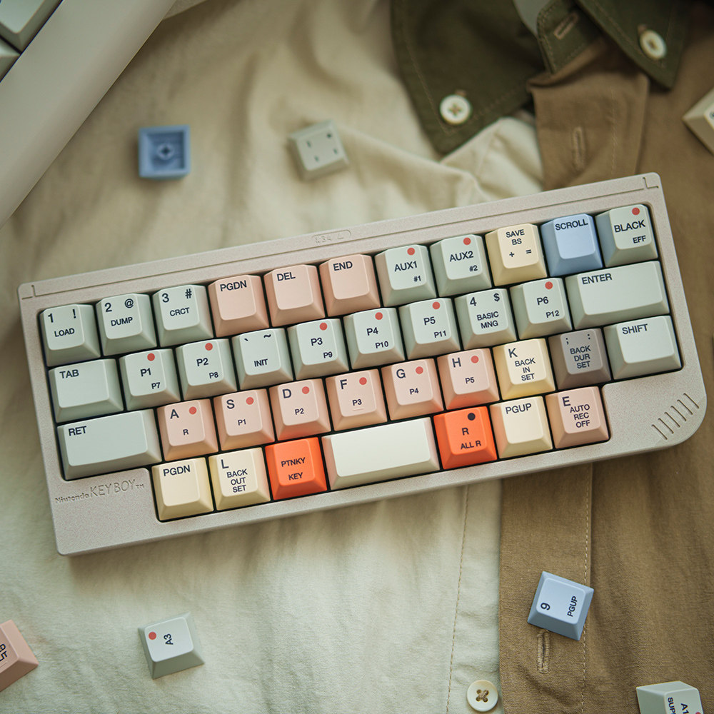 Retro Gaming Keyboard - Колпачки для клавиш FBB S9000, ретро-стиль