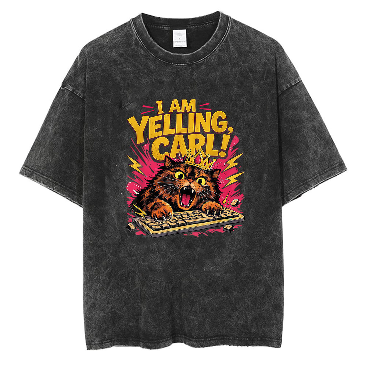 Retro Gaming T Shirts - Футболка I Am Yelling Carl Dungeon