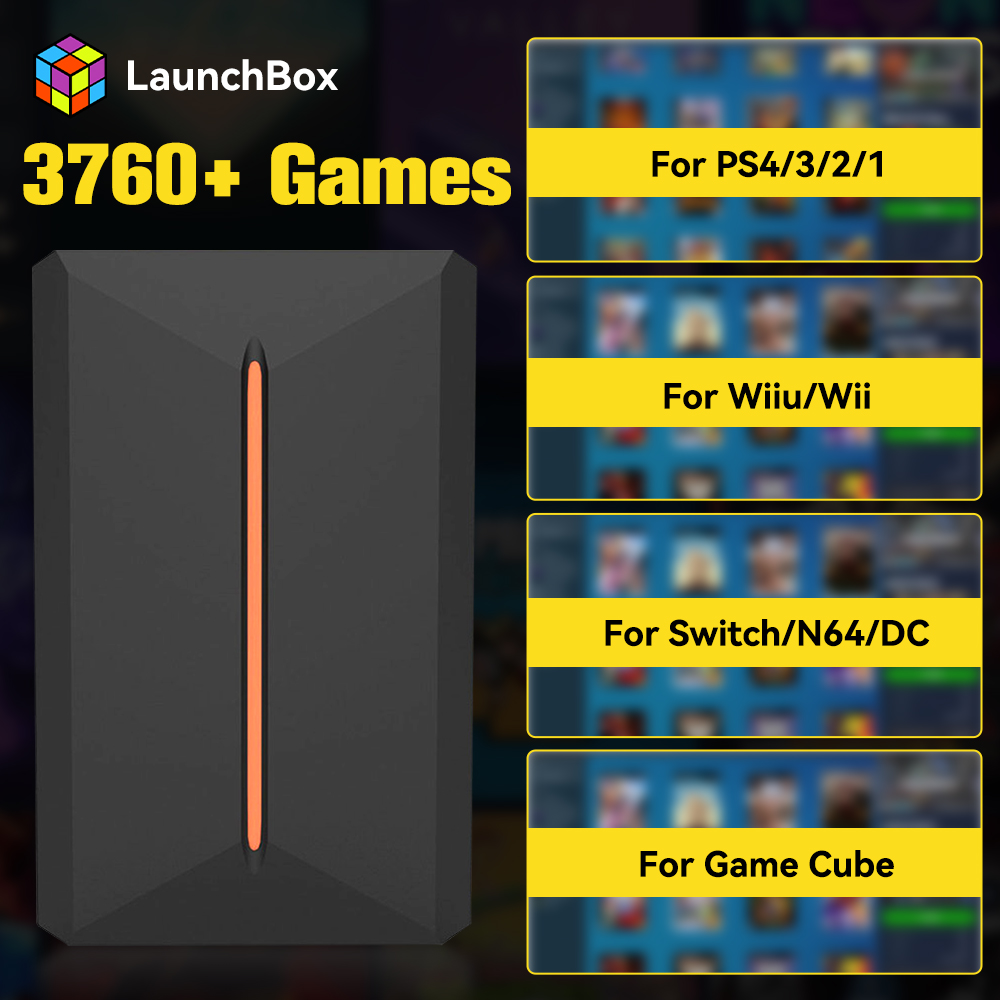 Retro Gaming Emulator Pc - Launchbox OS Ретро игровой HDD 3760