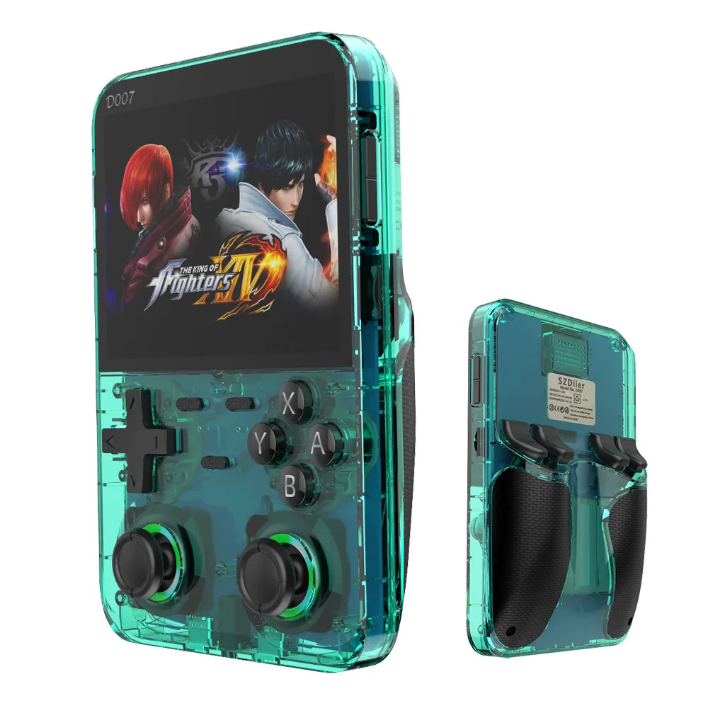 Retro Gaming Console - D007 Портативные игровые консоли 3,5-дюймовый IPS-экран