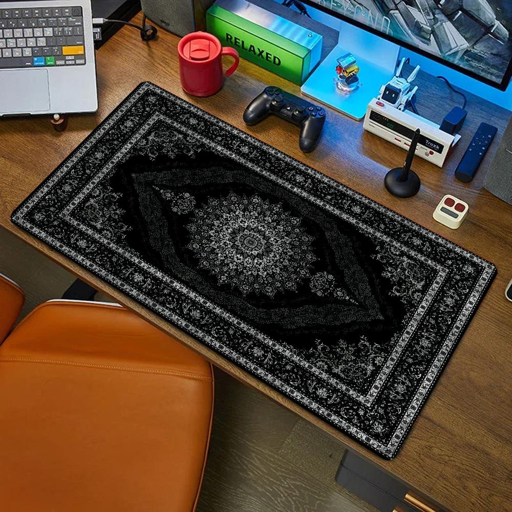 Retro Gaming Keyboard And Mouse - Новый черный коврик для мыши в