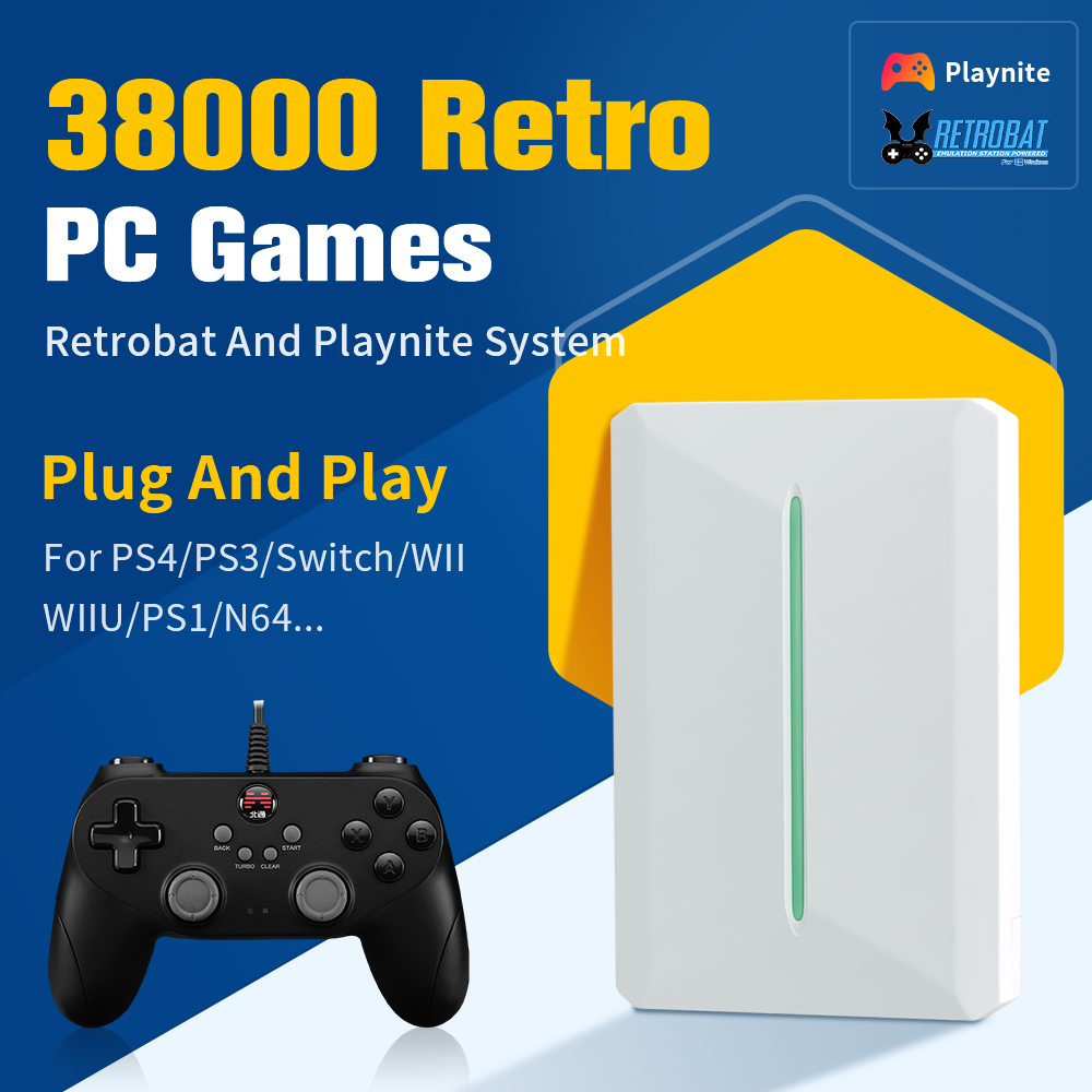 Retro Gaming Emulator Pc - Портативный жесткий диск 500G в стиле