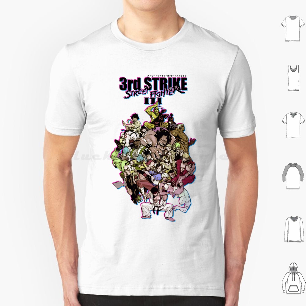 Retro Gaming Kent - Футболка Third Strike 6xl Хлопковая крутая