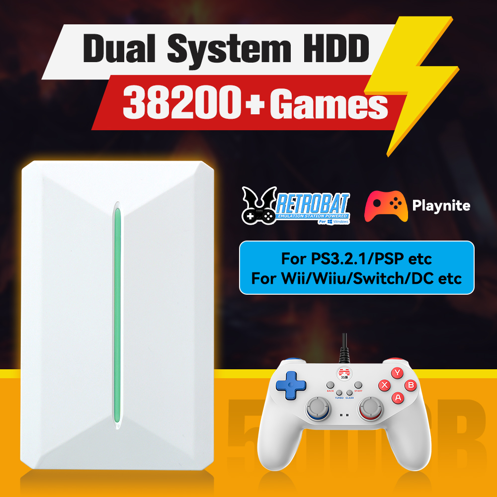 Retro Gaming Ps2 - Retrobat&Playnite System HDD Ретро игровая консоль