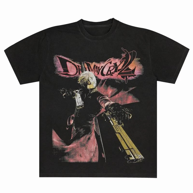 Retro Gaming T Shirts - Футболка Devil May Cry 2 Dante,