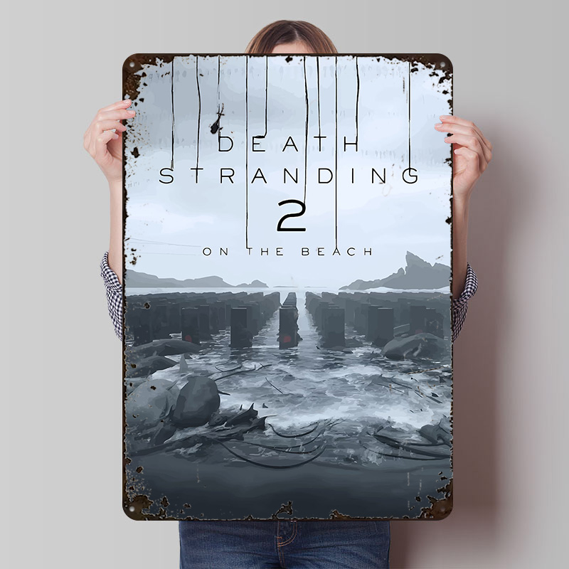 Retro Gaming On - Постер с принтом Death Stranding 2: