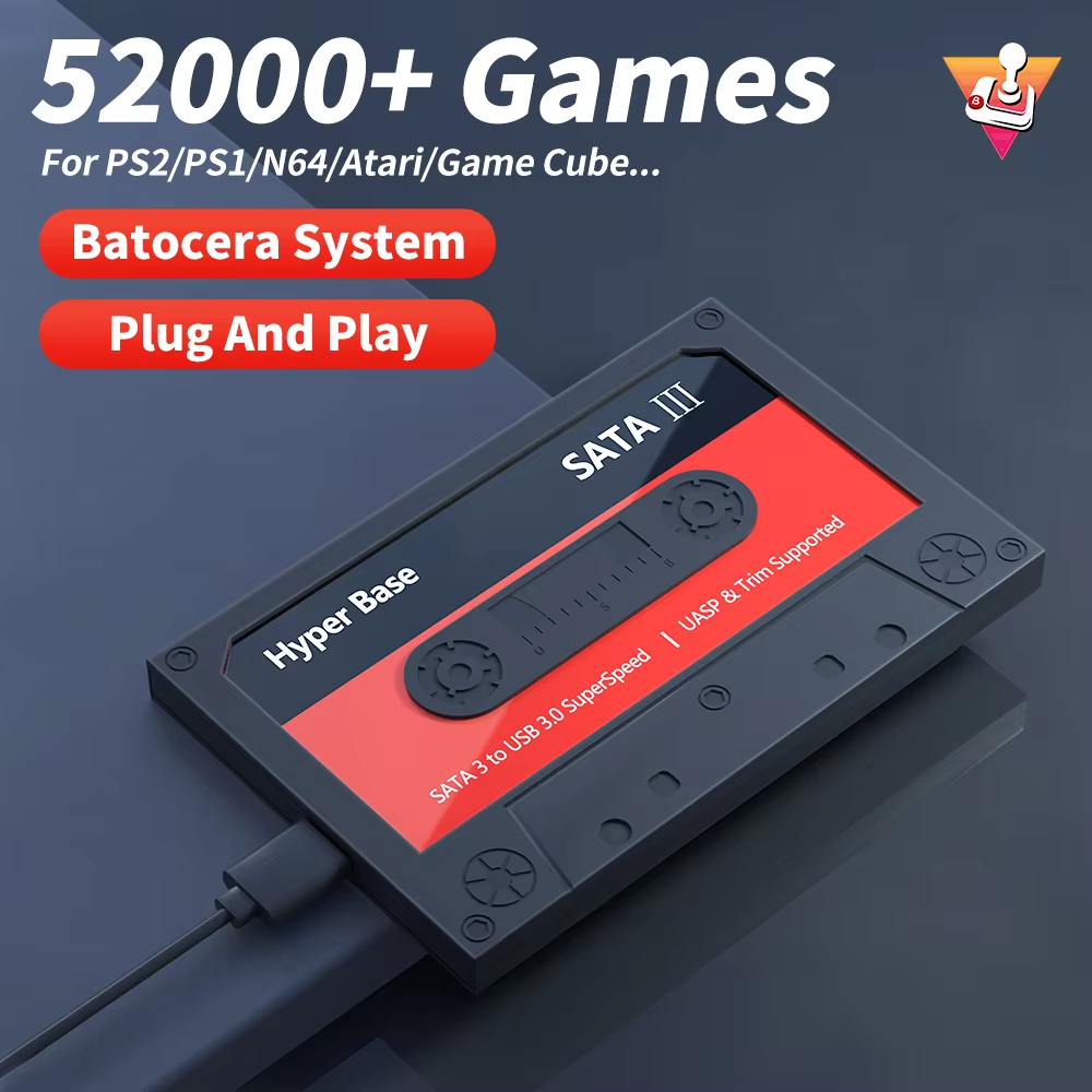 Retro Gaming Emulator Pc - Жесткий диск Batocera 500G/2T в стиле