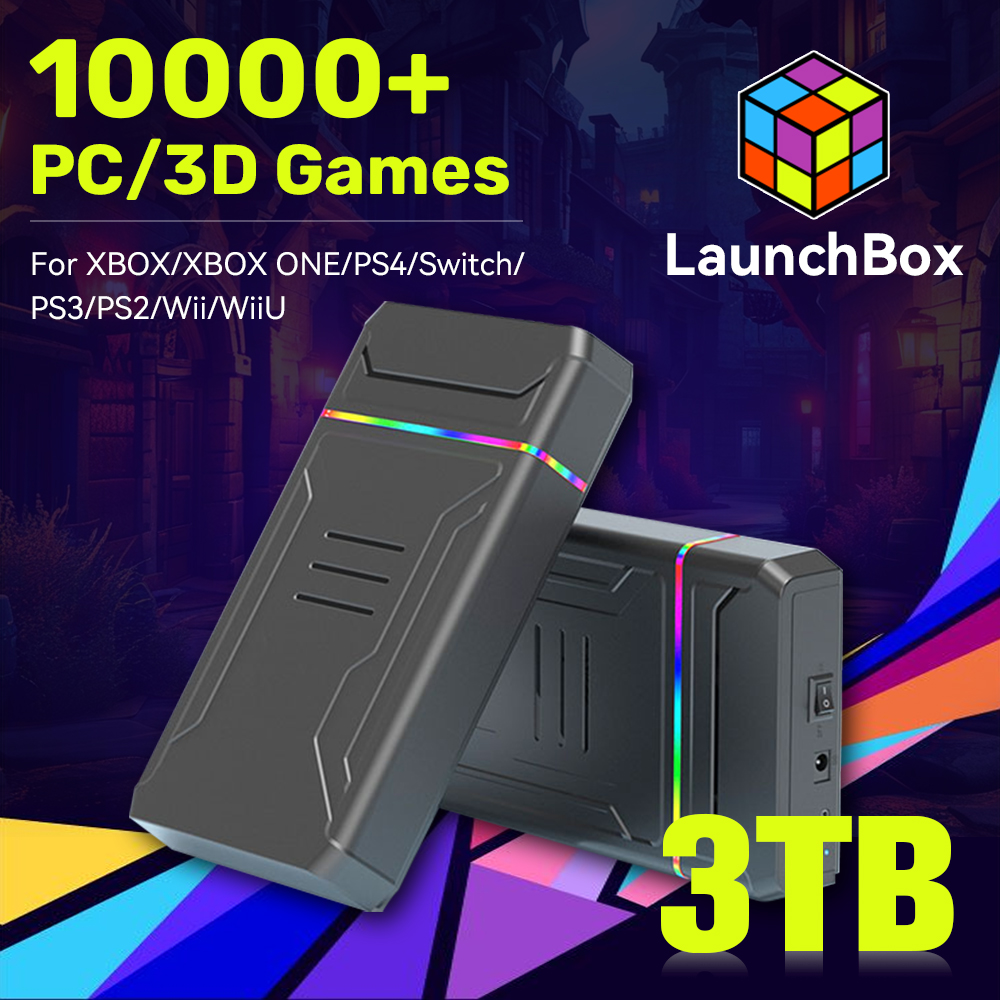 Retro Gaming Ps2 - Игровая игровая консоль JMachen Launchbox 3