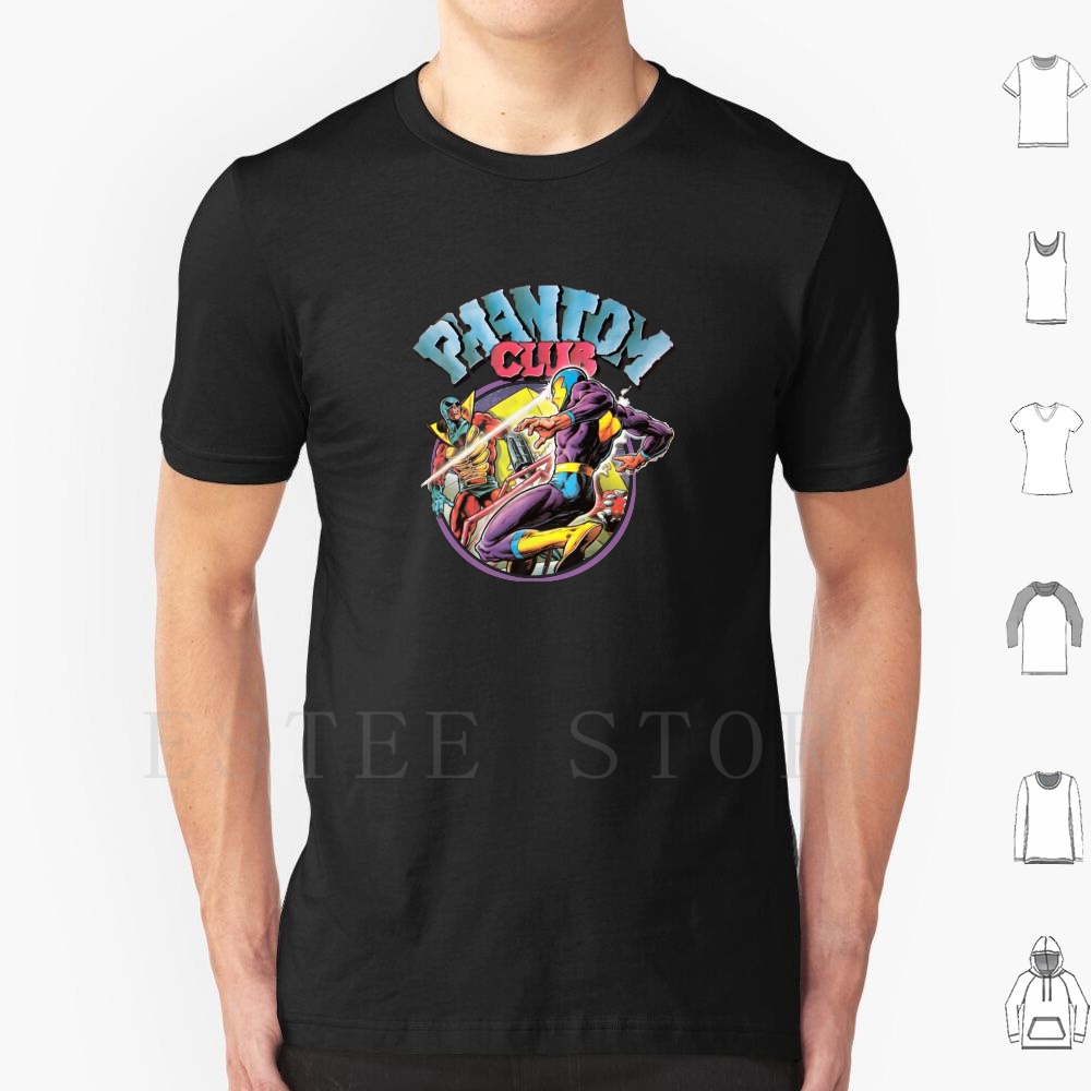 Retro Gaming T Shirts - Футболка Phantom Club-Badge DIY большого размера,