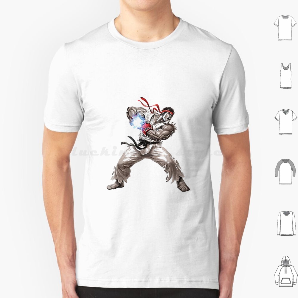 Retro Gaming Kent - Футболка Ryu из хлопка для мужчин