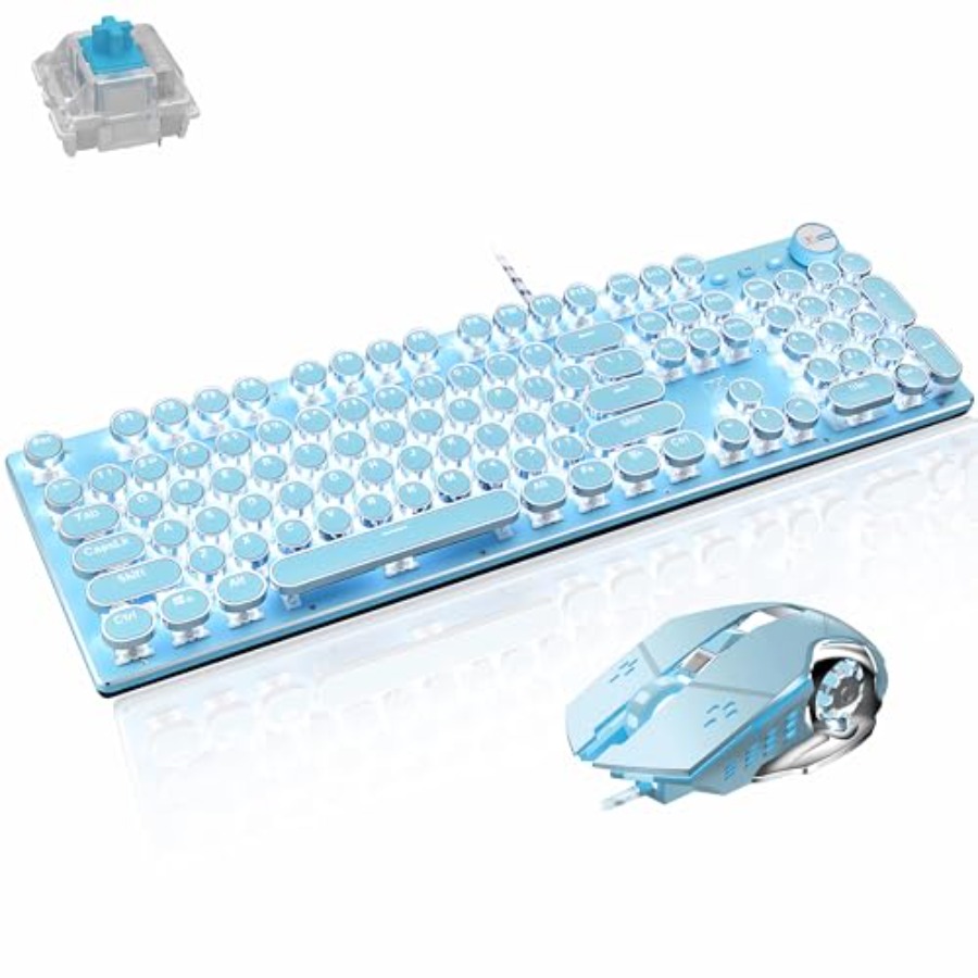 Механическая игровая клавиатур – обзор и цена Retro Gaming Keyboard And Mouse