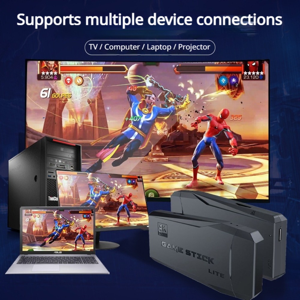 Портативная игровая консоль 4K – обзор и цена Retro Gaming Hdmi Stick