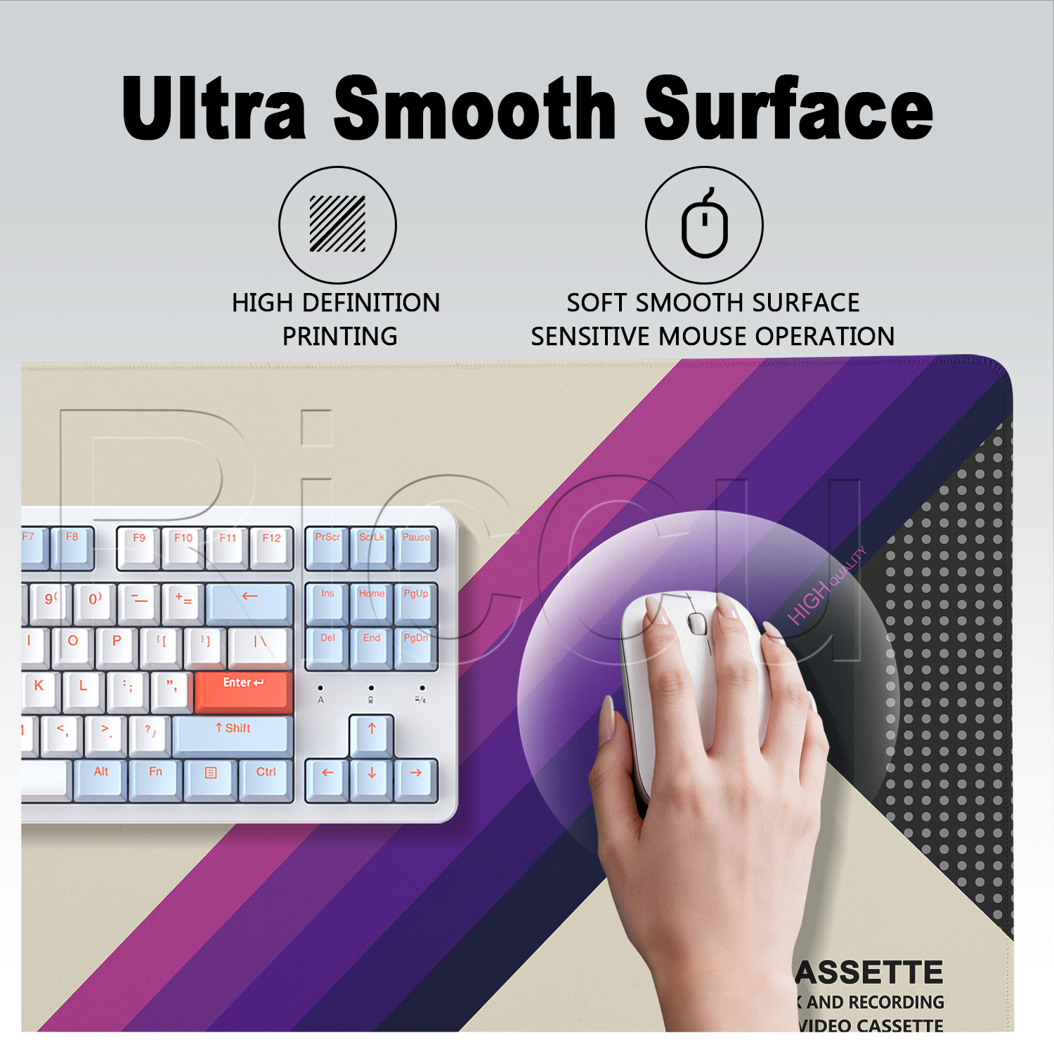 Коврик для мыши с HD-печатью в – обзор и цена Retro Gaming Keyboard And Mouse