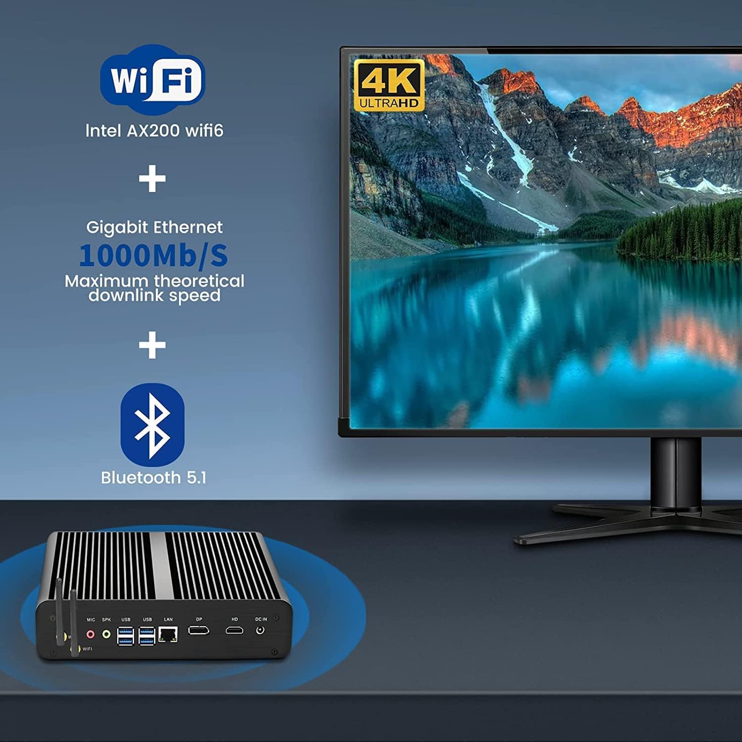 Безвентиляторный мини-ПК Parta – обзор и цена Intel Cpu Core I7