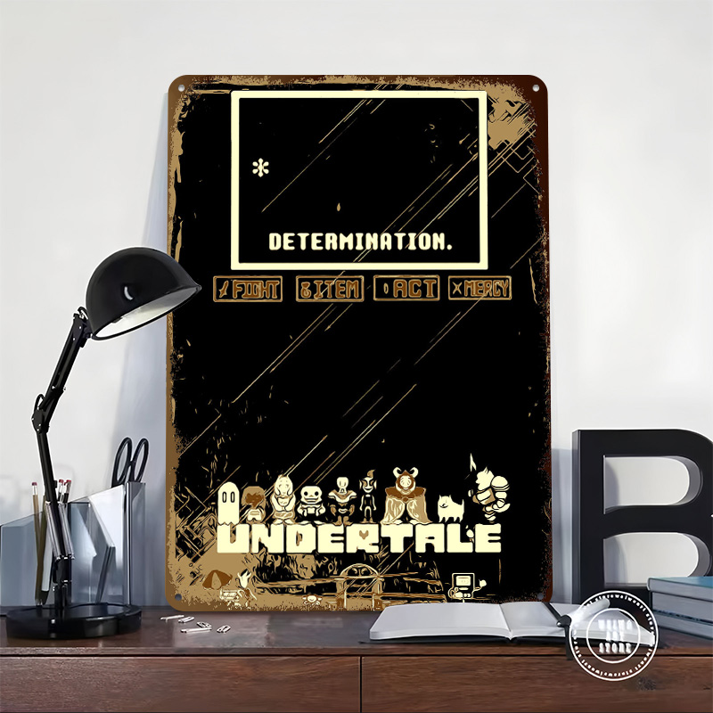 Металлический постер Undertale – обзор и цена Retro Gaming At Home