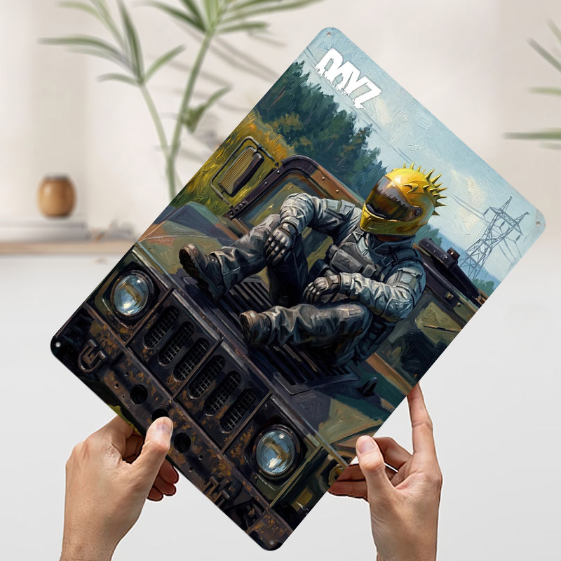 Металлический 3D-постер DayZ S – обзор и цена Retro Gaming On