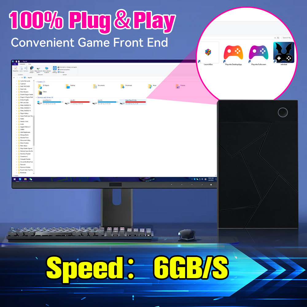 Игровой жесткий диск емкостью  – обзор и цена Retro Gaming Emulator Pc